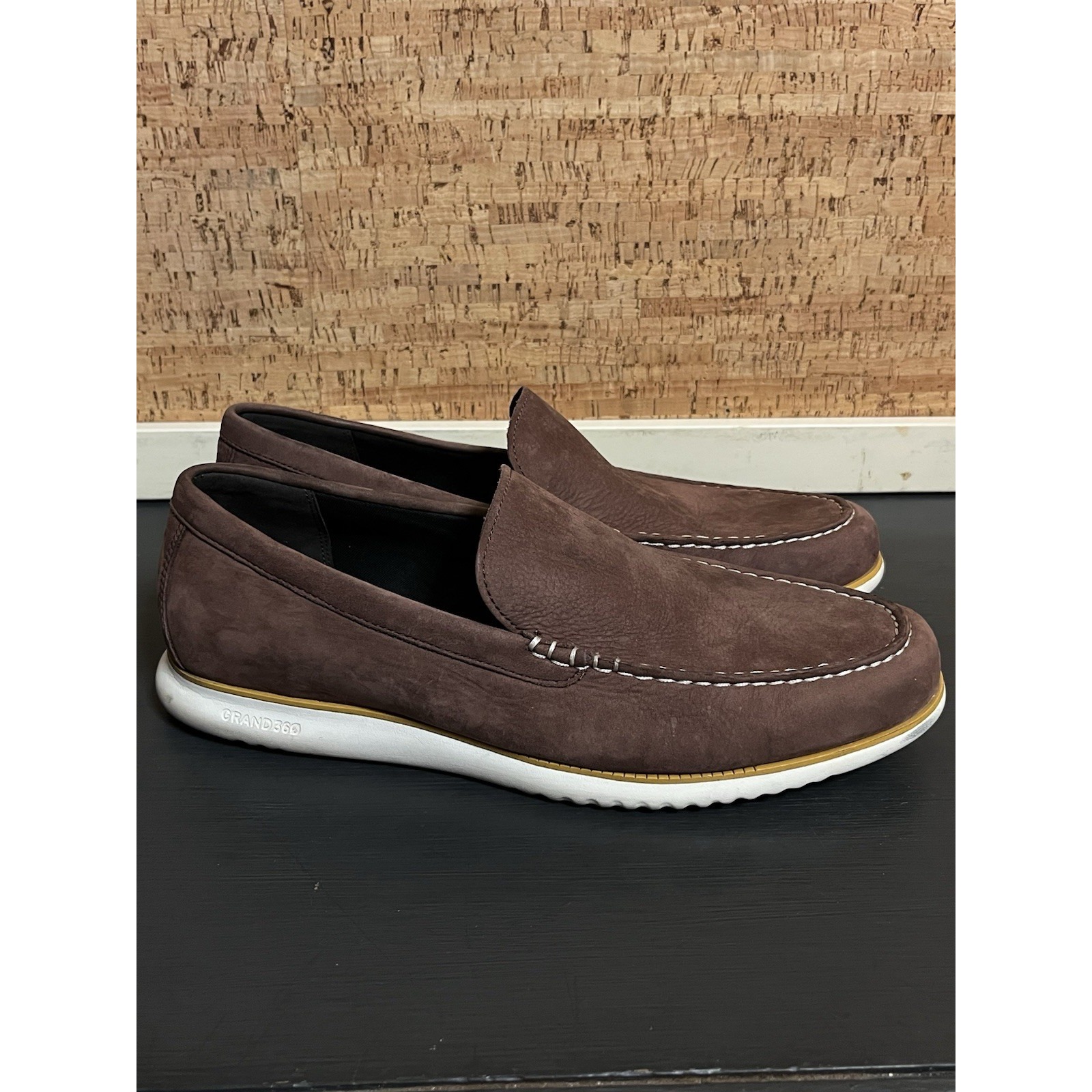 Cole Haan Zerogrand360 Men 13 Venetian Loafer Brown Suede Luxury Comfort Nm